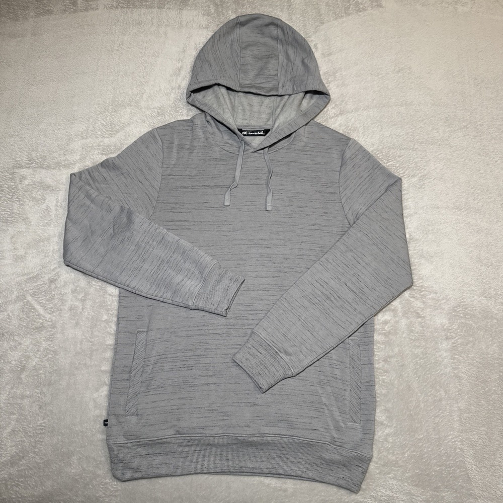 Travis Mathew Men's Heather Gray Performance Hoodie